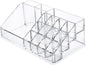 Lipstick Organizer and Storage, 16 Slots Clear Case Display Rack Holder (QX154)