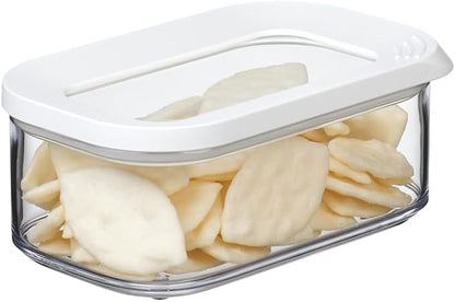 Mepal Modula Transparent Food Storage Container | 15oz/450ml | Perfect for Dry Goods | Dishwasher Safe | White Framed Lid | BPA Free | Made in Holland
