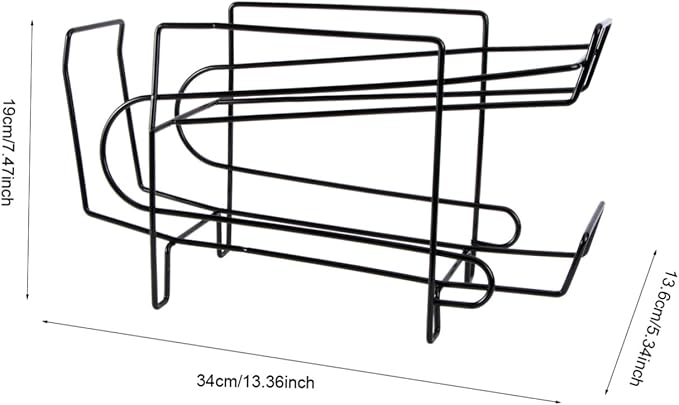 Firm Sturdy Refrigerator Storage Rack Drink Organizer for Fridge Beverage Holder Double-layer Drink Storage Rack