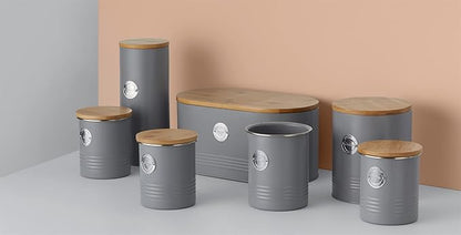 Typhoon Living Grey Pasta Storage Jar 2.5Litre