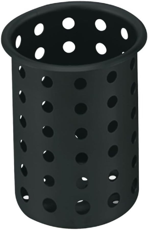 Vollrath 52633 Flatware Cylinder Black Plastic