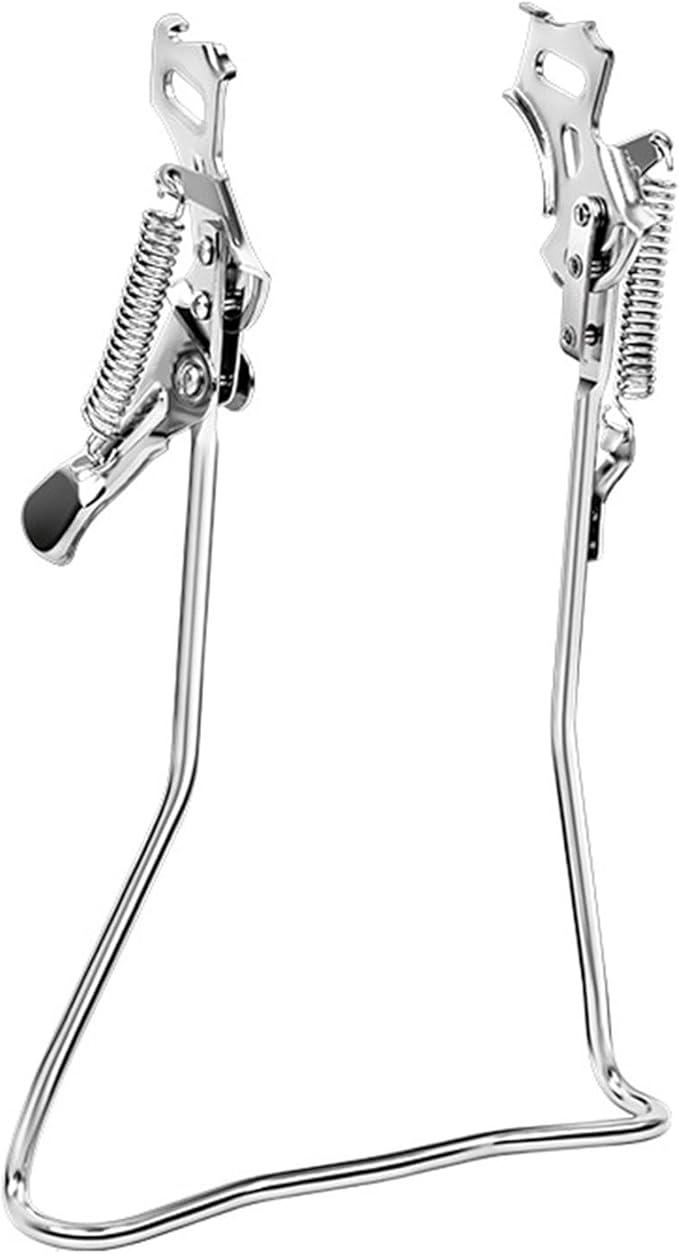 Colaxi Bike Parking Rack Steel Retro Design Bike Double Leg Stand Bicycle Rear Kickstand for Mountain Bikes Sports Adults