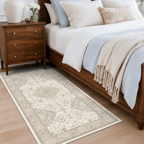 HY HAOYUNLAI 2x4 Washable Entryway Area Rug Soft Non-Slip Slim Kitchen Mat - Image 2