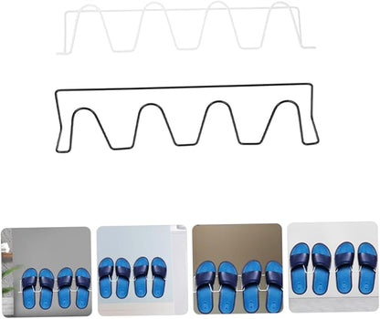 Ciieeo 2pcs Wall Mount Shoe Storage Rack Closet Hanging Organizer Shoe Organizer for Bathroom