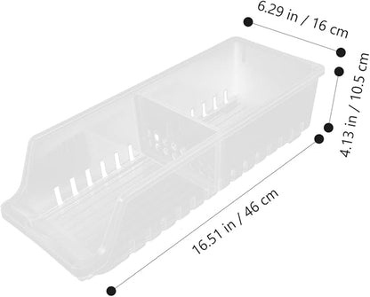 Multi-can Storage Container Fridge Can Holder Beer Storage Dispenser Refrigerator Organizer Dispenser Bin for Canned Foods