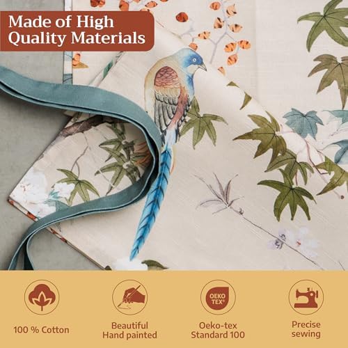 Maison d' Hermine Aprons for women with Pocket 100% Cotton (27.50"x31.50") - Image 3