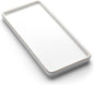 Gurygo 8" Bathroom Tray, Ceramic Vanity Trays for Bathroom, Small Ceramic Trays, Kitchen Soap Tray for Kitchen Counter (White with Gold-Edged, 8",Set/1)