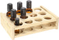 Hipiwe Essential Oils Racks Display Stand 12 Slots Essential Oil Bottle Organizer Tabletop Storage Rack for 15ml 10ml 5ml Bottles Rollerball Lipstick Holder Perfume Nail Polish Shelf