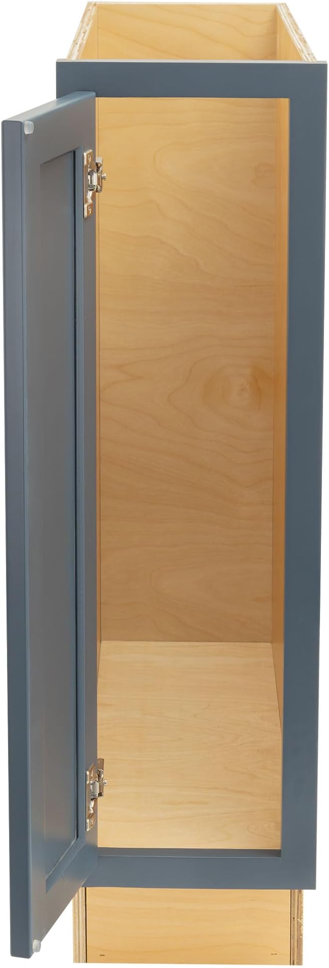 Quicklock RTA (Ready-to-Assemble) | Base Kitchen Cabinets - Shaker Style | Made in America (Needlepoint Navy, 9" Wx34.5 Hx24 D Base)