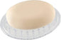 iDesign Plastic Soap Saver, Holder Tray for Bathroom Counter, Shower, Kitchen, 0.5" x 2.25" x 3.25", Set of 2, Clear