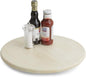 Woodard & Charles Round Lazy Susan Turntable with Stainless Steel Ball Bearing Mechanism (Whitewash)