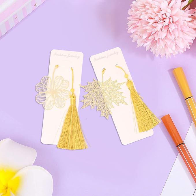 "Honbay 100PCS Keychain Display Cards Keyring Packaging Cards Blank Jewelry Display Hanging Cards and 100PCS Self Sealing Bags for Keychain Display, Organization and Storage"