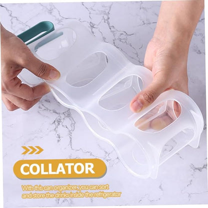 3pcs Food Containers Lids Airtight Can Dispenser Fridge Can Holder Soda Organizer