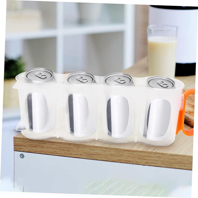Fridge Beverage Can Dispenser Organizer Stackable Soda Holder for Refrigerator Drink Storage for Kitchen and Bar Versatile Beverage Organizer for Cans