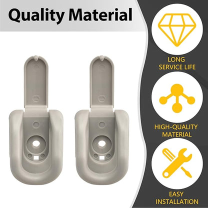 1HQ78BD1AA Interior Coat Hook Clothes Hanger for 2010-2024 Ram 1500/2500/ 3500/4500/ 5500 2Pcs