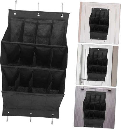IMIKEYA Hanging Shoe Organizer with Space Saving Wall Rack for Sneakers and Accessories Easy Installation Over Door Storage for Closets and