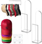2PCS Hat Organizer for Baseball Caps,Acrylic hat rack for Men Women,Multi-Purpose Hat Holder,Strong Adhesive Hat Storage Wall Mounted Hat Rack for Door Closet,Hat Hangers No Drilling