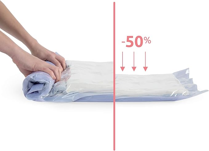 Travel Vacuum Bags Set by Compactor