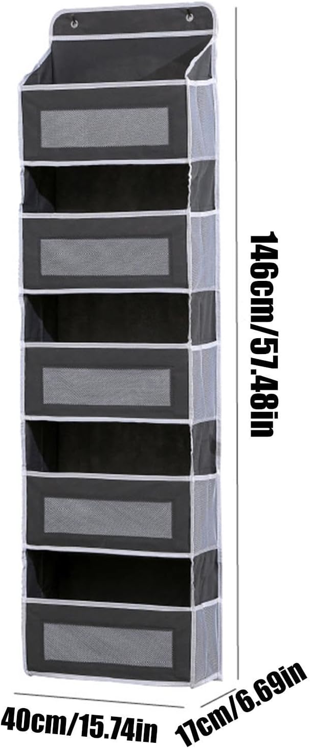 Closet Door Organizer, Large Capacity Closet Cabinet Storage Bag, Space Saver Bag for Bra Underwear Underpants Socks