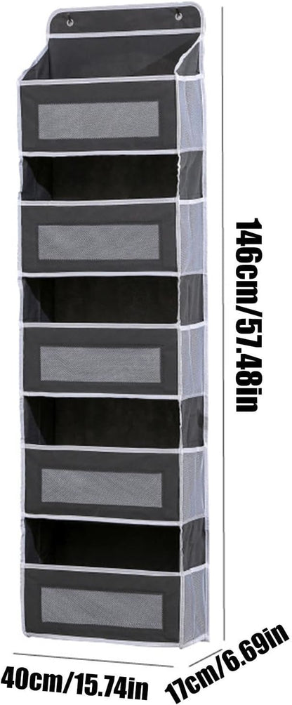 Closet Door Organizer, Large Capacity Closet Cabinet Storage Bag, Space Saver Bag for Bra Underwear Underpants Socks