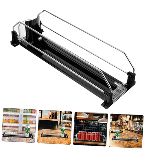 2pcs Sturdy Material Fridge Drink Dispenser Soda Can Organizer for Refrigerator