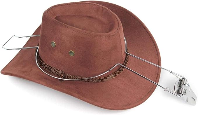 MagiDeal Car Mounted Cowboy Hat Holder Organizer Clip Heavy Duty Saver Spring Loaded Hanging Hanger Cap Rack for SUV Truck Auto