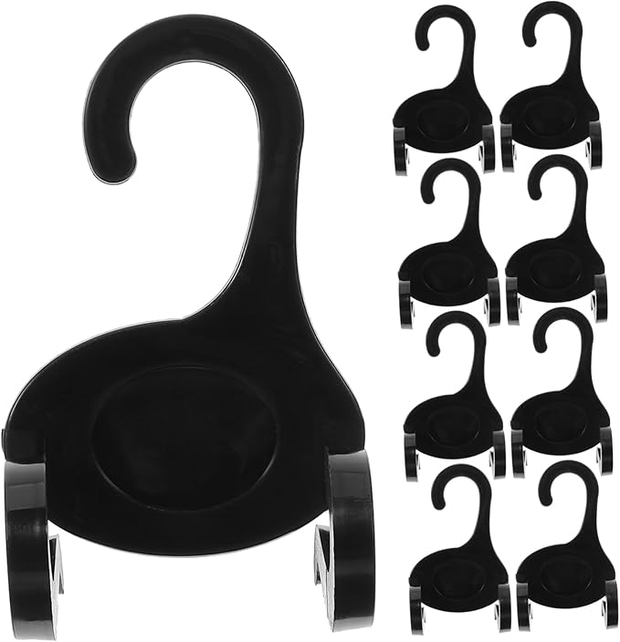 PRETYZOOM 30pcs Space-Saving Under Bed Shoe Organizer Plastic Double Slots Hanger Hooks Sports Shoe Rack