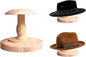 CHADWICK Vintage Style Hat Rack Stand, Light Wooden Hat Display Stand, Hat Organizer and Display Rack, Wig Holder Cowboy Hat Rack for Closet, Home Decor