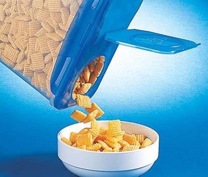 LOCK & LOCK Easy Essentials Food lids (flip-top) / Pantry Storage/Airtight containers, BPA Free, top-16.5 Cup-for Cereal, Clear (Pack of 2)