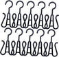 10Pcs Double Hook Plastic Shoe Hangers Versatile Hanging Shoe Organizer for Closet Lightweight and Sturdy Design to Prevent Shoe Deformation for Efficient Shoe