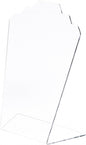 Plymor Clear Acrylic Stair-step Necklace Display Stand, 8" W x 4" D x 11.75" H