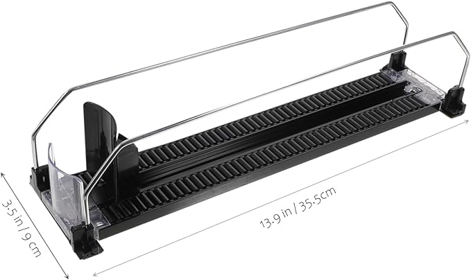 COLLBATH Drink Replenishment Pusher Automatic Drink Rack Pusher Can Organizer Easy Use Display Stand