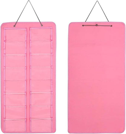 Sunglasses Organizer Storage,Hanging Sunglass Holder Organizer for Wall 16 Slots Double Sided Glasses Organizer