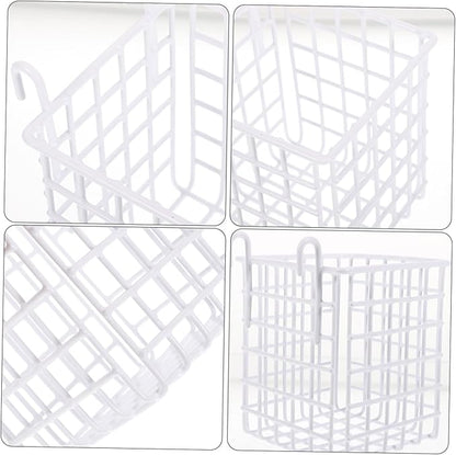 Cabilock 4pcs Hanging Wire Basket Organizer Rack Sturdy Iron Storage for Kitchen Bathroom and Bedroom Multi-functional Capacity and Easy Visibility
