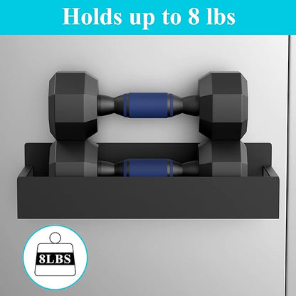 HuggieGems Metal 4 Pack Magnetic Spice Storage Rack Organizer for Refrigerator and Oven, Black Fridge Organizers and Storage, Metal