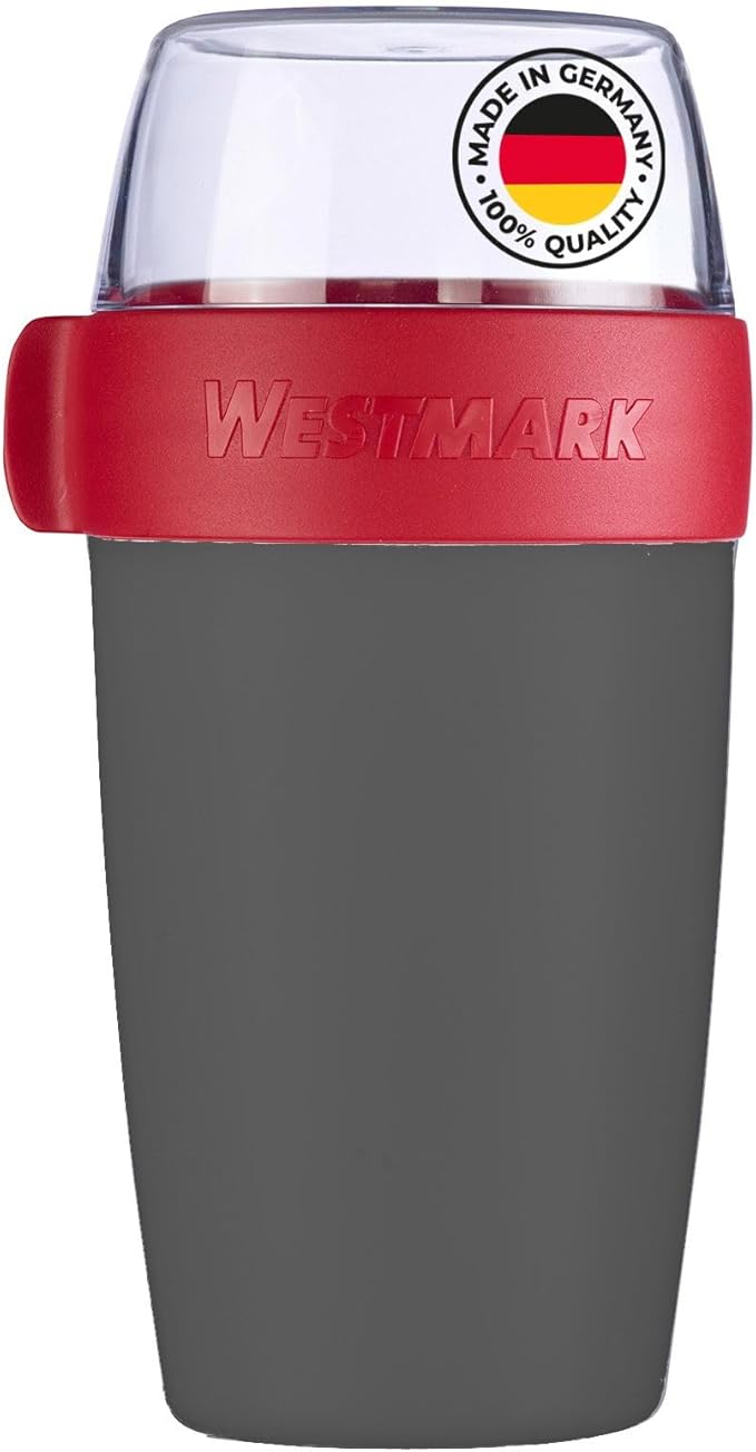 Westmark Muesli Cup – handy cup to go, ideal for cornflakes, soup, porridge or yoghurt, microwave and freezer safe – 700ml, BPA free