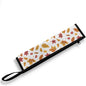 Portable Tableware Carrier Pouch Cutlery Bag Silverware Organizer Accessories for Travel Camp Party,Autumn Leaves Brown and Orange