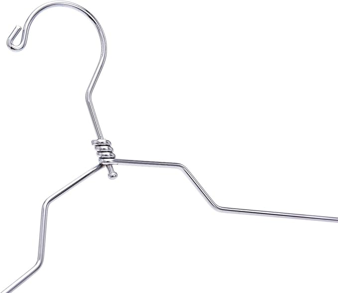 16" Quality Metal Hangers, 30-Pack, Swivel Hook, Stainless Steel Heavy Duty Wire Clothes Hangers, Heavy-Duty Clothes, Jacket, Shirt, Pants, Suit Hangers (30, 16" inch)