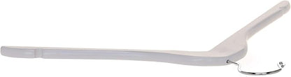 Quality Hangers Semi Curved Wooden Suit Hangers - Smooth Finish Solid Wood Coat Hanger with Swivel Hook - Perfect for Jackets Pants - Dress Clothes Hangers - White - 20 Pack