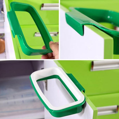 Bluelans® Kitchen Cabinet Door Trash Bag Holder Orgnaiser