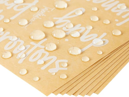 Talented Kitchen Labels for Storage Bins - 158 Count, White Script Vinyl - Removable Waterproof Labels for Food Containers & Pantry, Kitchen & Freezer Organization