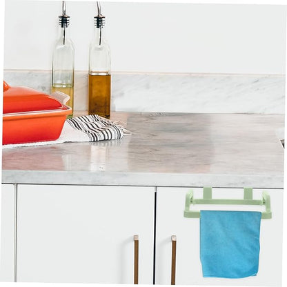 Garneck Hanging Rubbish Bag Holder for Kitchen Cabinets Space-saving Garbage Storage Rack for Easy Installation Fits Cabinet Doors under Random Color Options