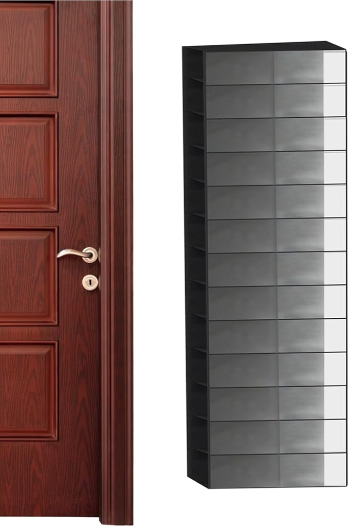 Door Shoe Organizer | 26 Pockets Hangable Holder | Hangable Foldable Shoe Organizer Door Hanger - for Boot High Heel Storage Entryway Closet Bedroom