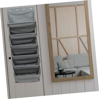 1Set Hanging Storage Organizer Bag Multi Function Pocket Wall Organizer for Shoes Accessories Sundries for Dormitory Bedroom Kitchen Bathroom