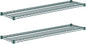 (2-Pack) 14" x 54", Green Epoxy Additional Heavy Duty Wire Shelving, Wire Shelf for Shelving Units, NSF Replacement Shelves for Rack