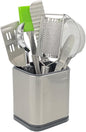 Flatware Holder Stainless Steel Small Utensil Crock - 4.6 Tall