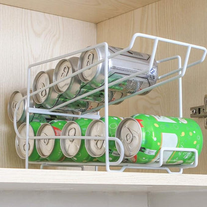 Stacking Beverage Soda Can Dispenser Rack