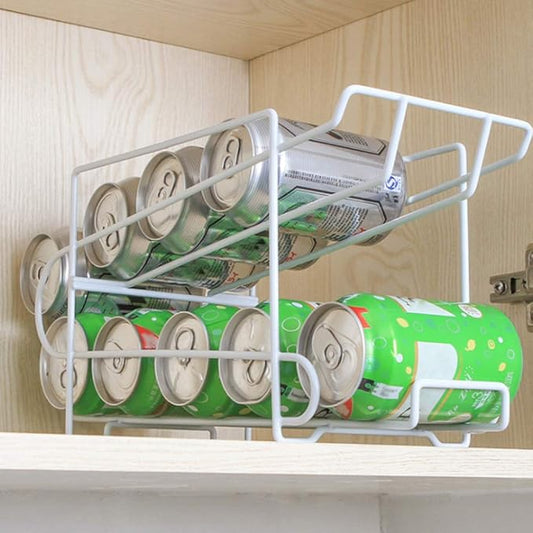 Stacking Beverage Soda Can Dispenser Rack