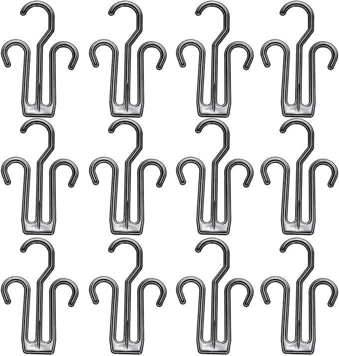 CHILDWEET 20pcs Plastic Multifunctional Shoe Rack Hangers Drying Hanger Closet Organizer