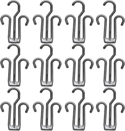 CHILDWEET 20pcs Plastic Multifunctional Shoe Rack Hangers Drying Hanger Closet Organizer
